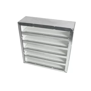 Sodium silicate-based fireproof intumescent grilles